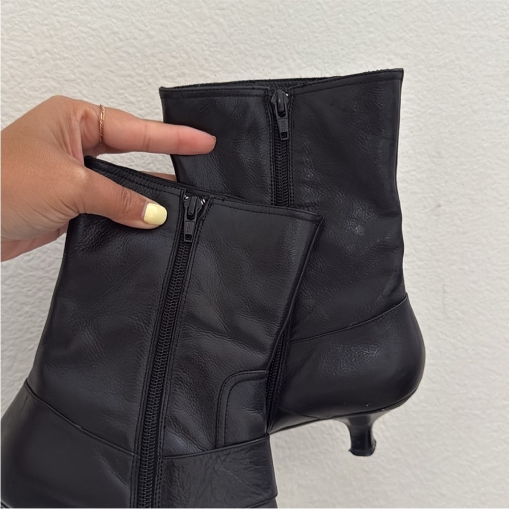 VINTAGE genuine leather ankle boots - Picture 5 of 8